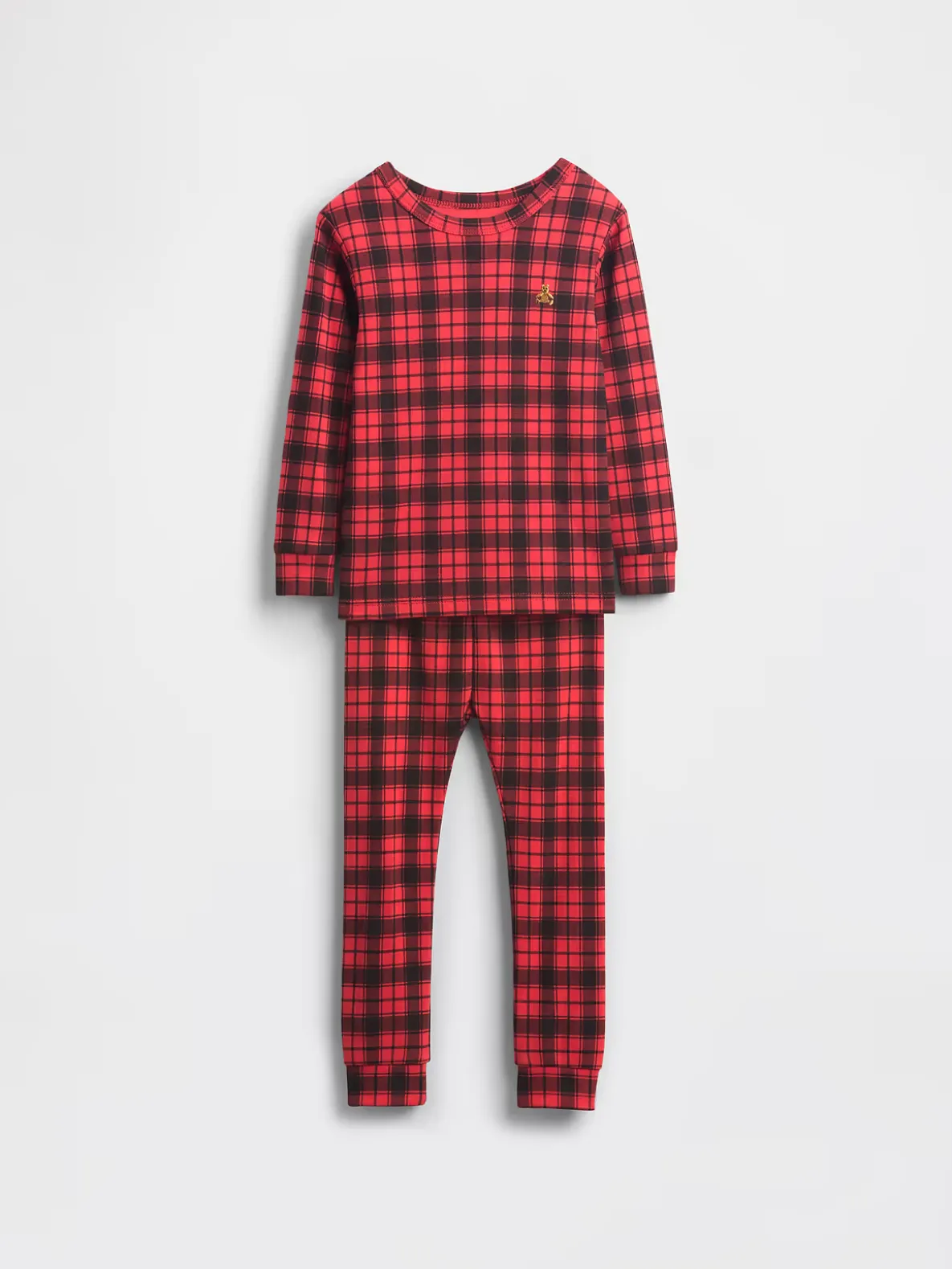 Kids & Baby Organic Brushed Cotton Holiday PJ Set