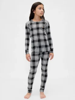 Kids & Baby Organic Brushed Cotton Holiday PJ Set