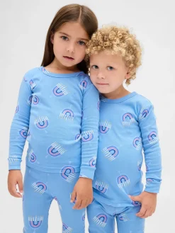 Kids & Baby Organic Brushed Cotton Holiday PJ Set