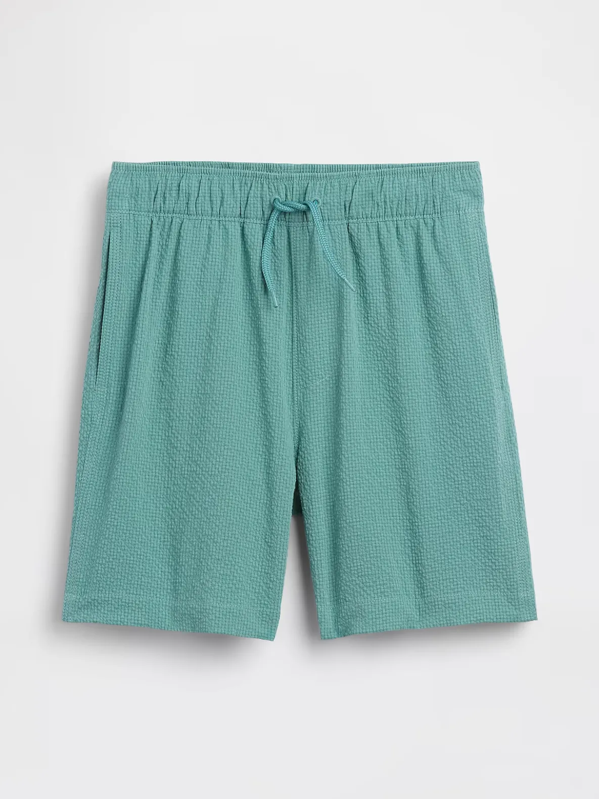 Kids 5" Seersucker Swim Trunks