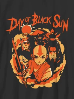 Kids Avatar the Last Airbender Black Sun Graphic T-Shirt