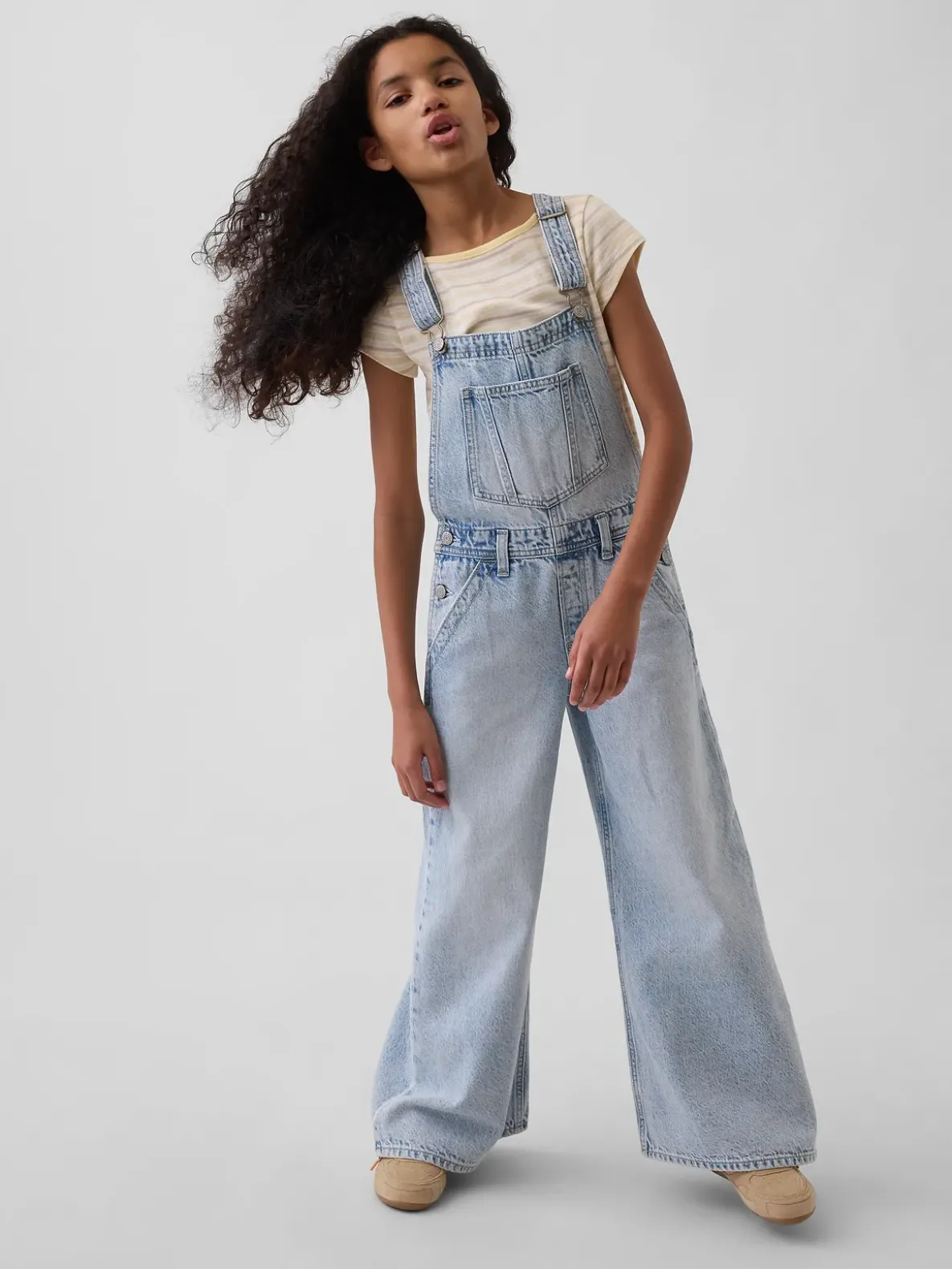 Kids Baggy Overalls