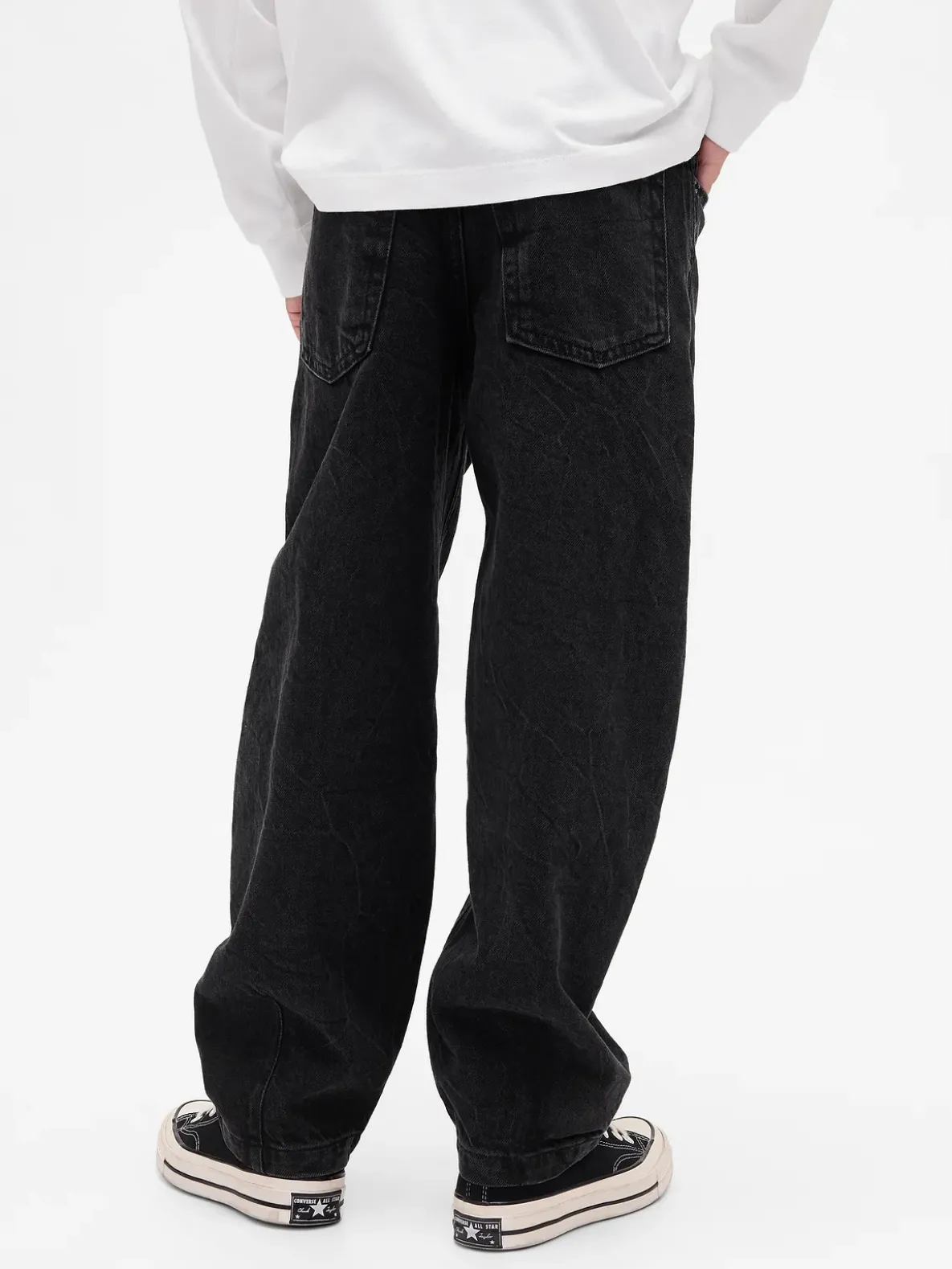 Kids Baggy Taper Jeans