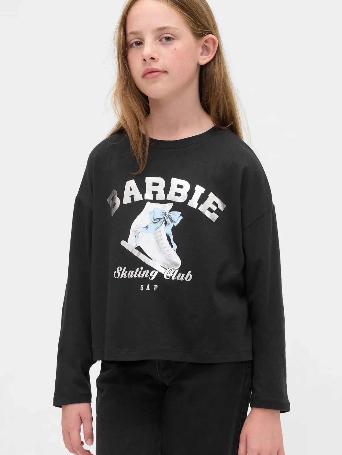 Kids Barbie Oversized Graphic T-Shirt