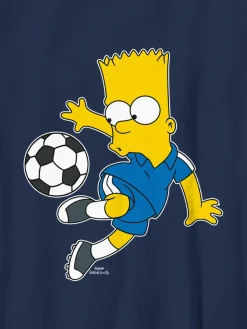 Kids Bart Simpson Soccer Graphic Tee