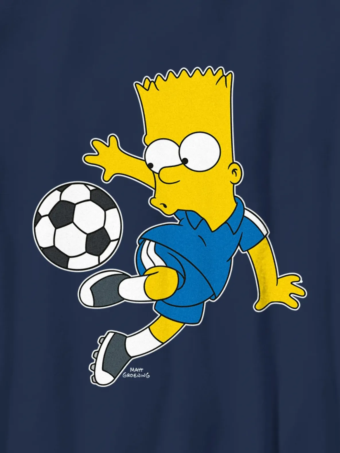 Kids Bart Simpson Soccer Graphic Tee