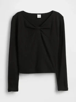 Kids Bow-Neck T-Shirt