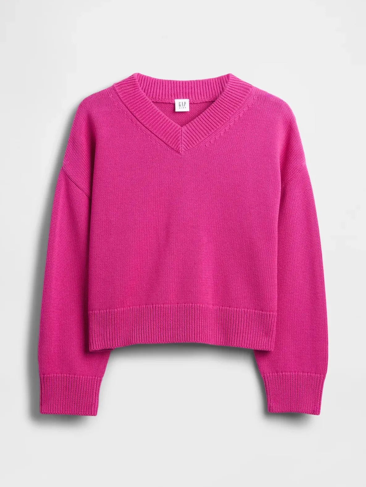 Kids Boxy V-Neck Sweater