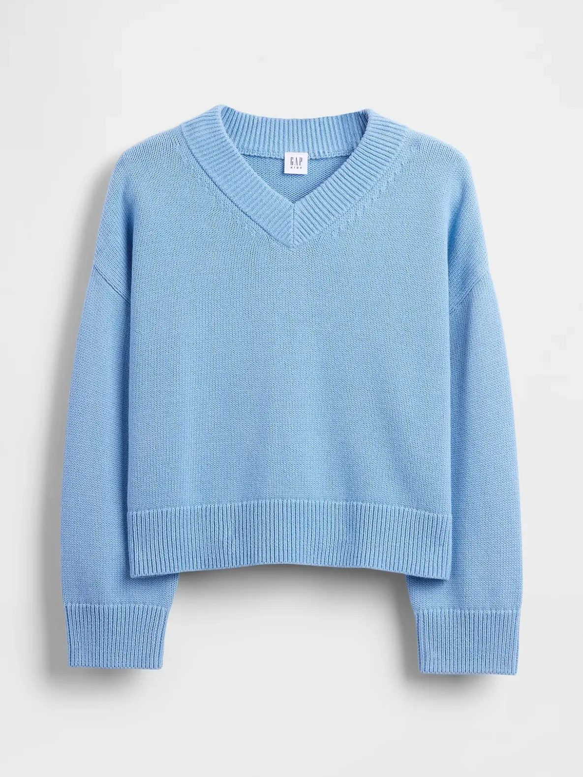 Kids Boxy V-Neck Sweater