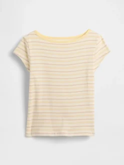 Kids Cap-Sleeve Fitted T-Shirt