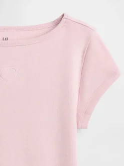 Kids Cap-Sleeve Fitted T-Shirt