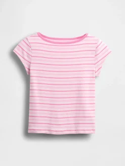 Kids Cap-Sleeve Fitted T-Shirt