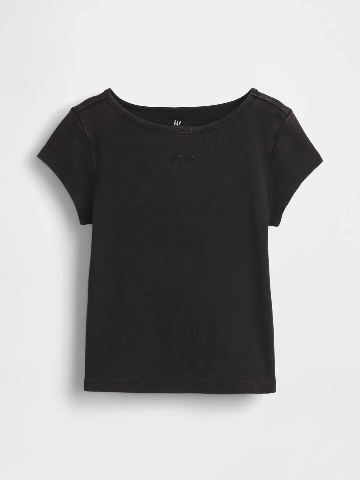 Kids Cap-Sleeve Fitted T-Shirt