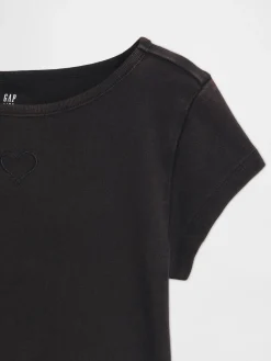 Kids Cap-Sleeve Fitted T-Shirt