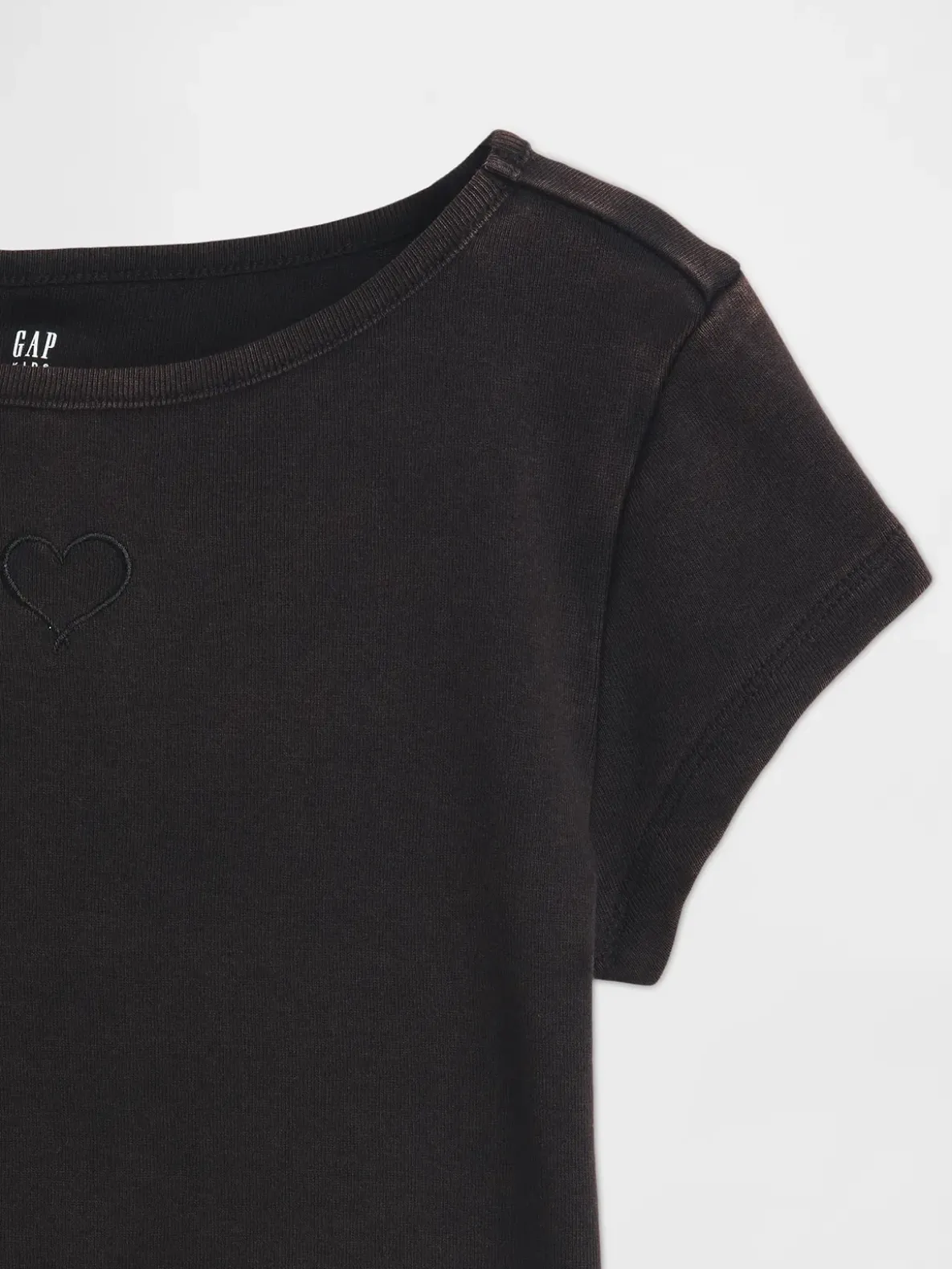 Kids Cap-Sleeve Fitted T-Shirt