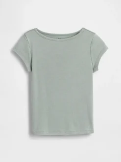 Kids Cap-Sleeve Fitted T-Shirt