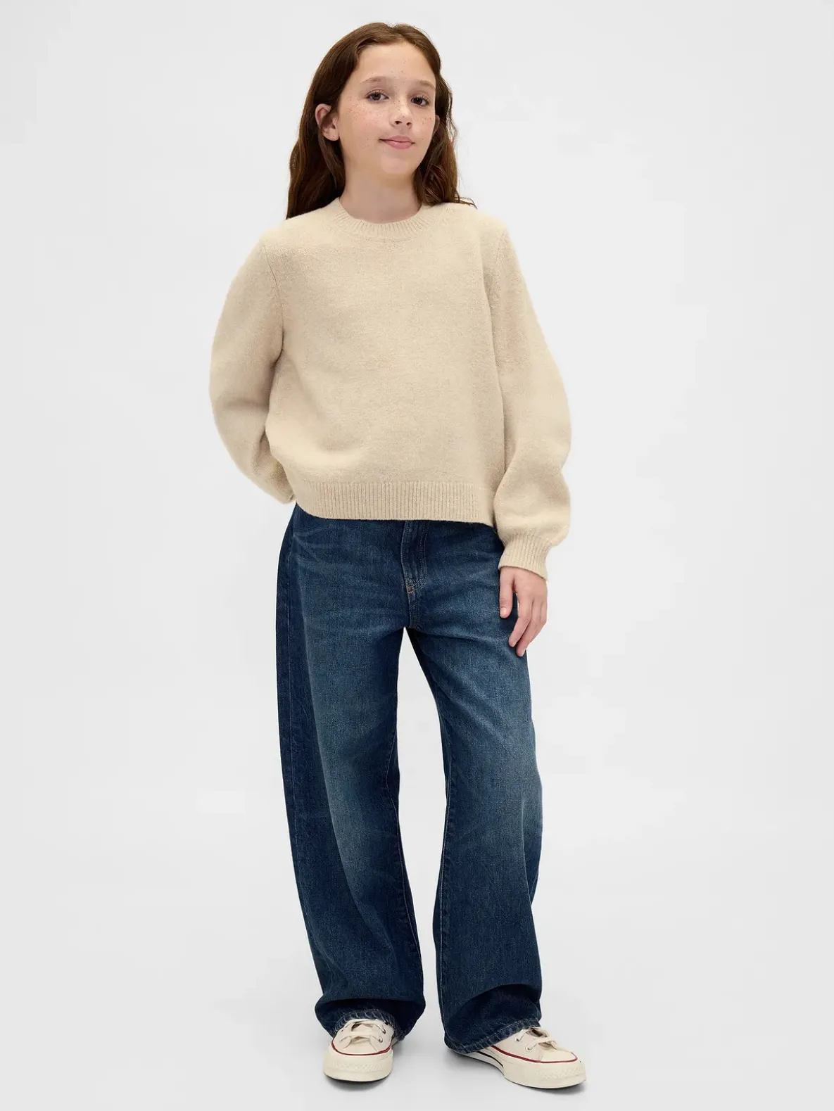 Kids CashSoft Crewneck Sweater