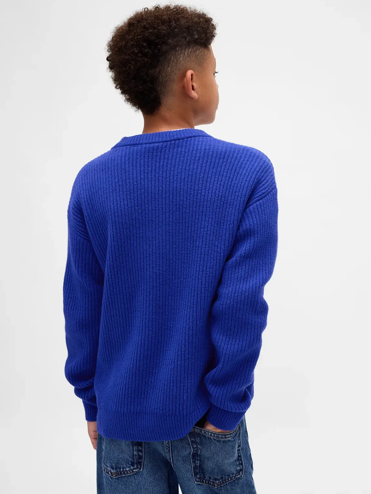 Kids CashSoft Relaxed Crewneck Sweater