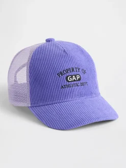 Kids Corduroy Logo Trucker Hat