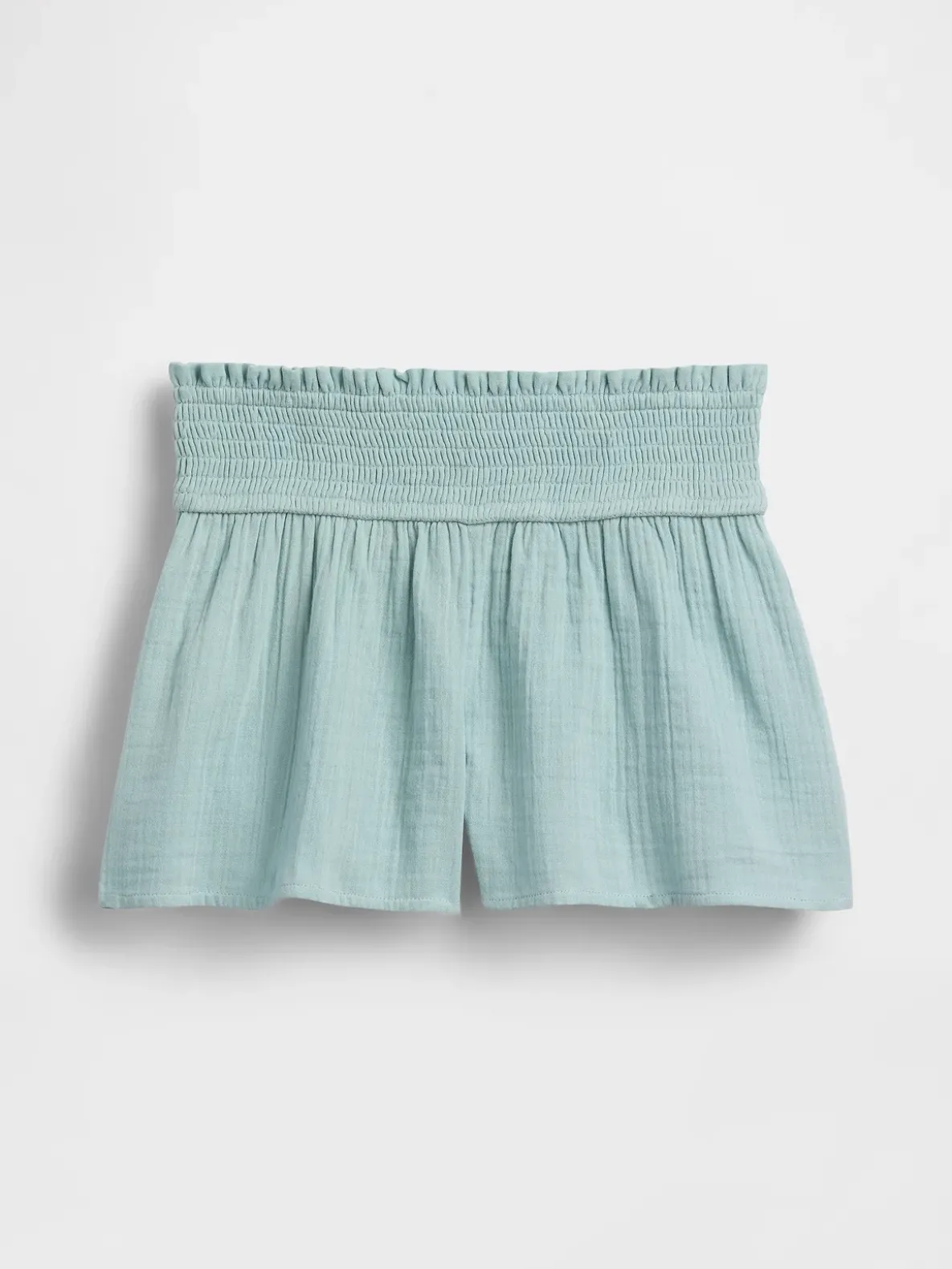 Kids Cotton Gauze Butterfly-Hem Shorts