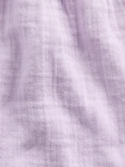 Kids Cotton Gauze Butterfly-Hem Shorts