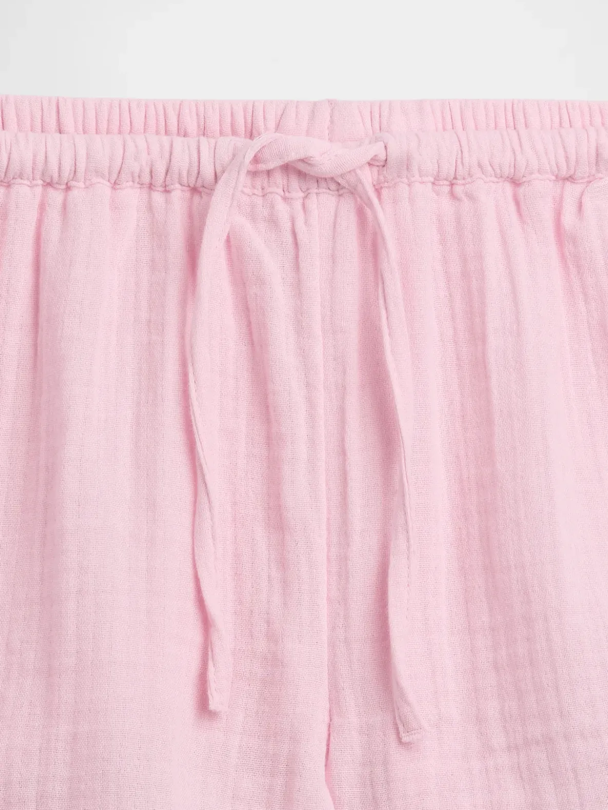 Kids Cotton Gauze Easy Ruffle Shorts