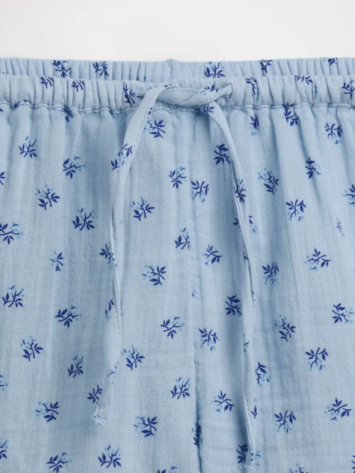 Kids Cotton Gauze Easy Ruffle Shorts