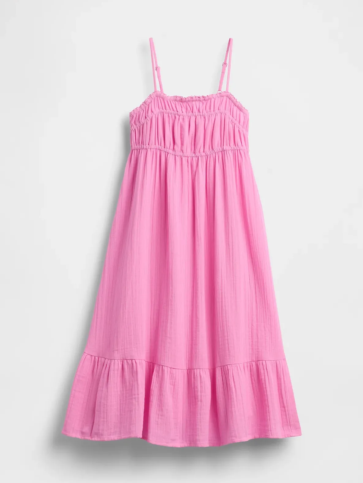 Kids Cotton Gauze Midi Dress