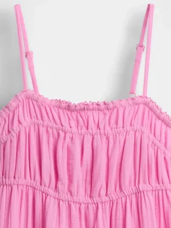 Kids Cotton Gauze Midi Dress