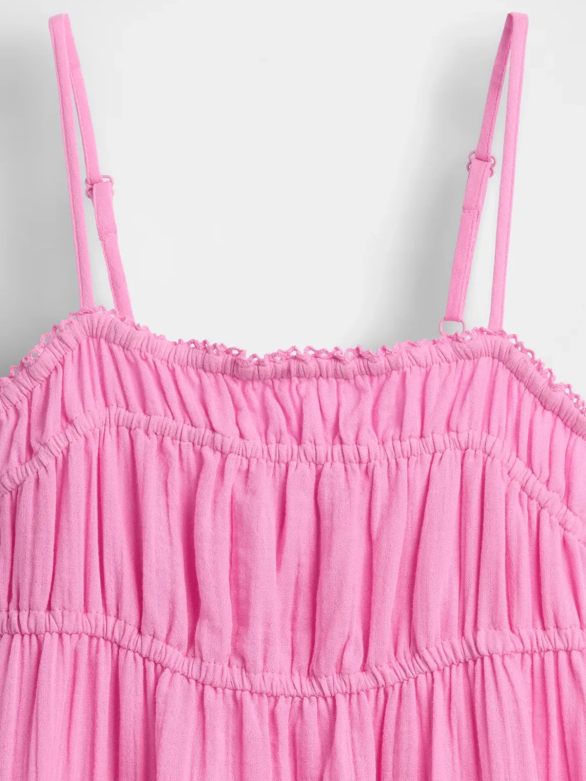 Kids Cotton Gauze Midi Dress
