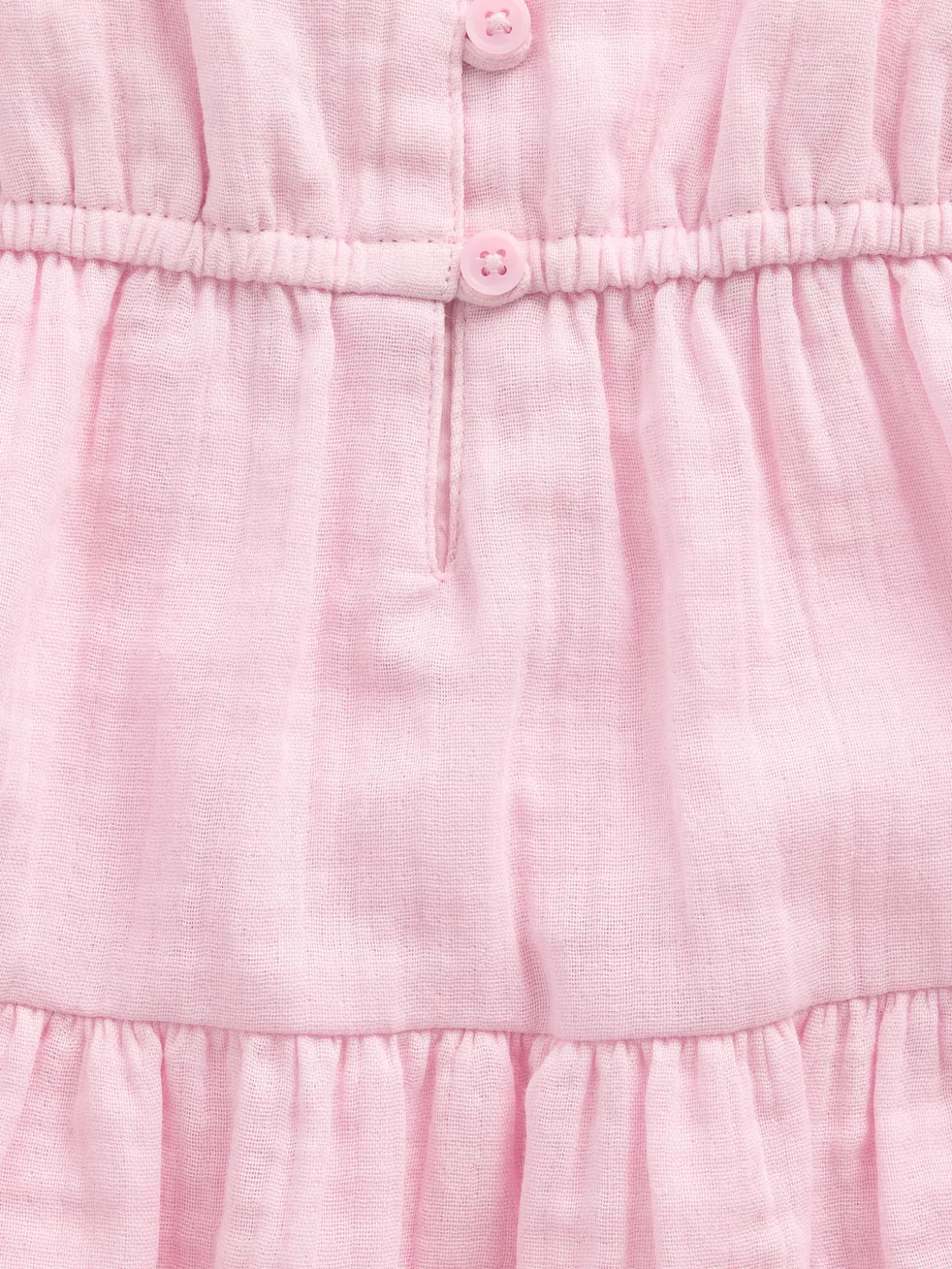 Kids Cotton Gauze Tiered Tank Top