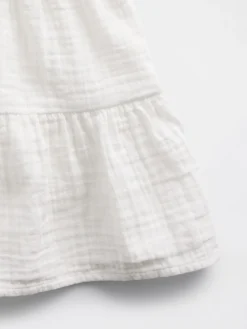 Kids Cotton Gauze Tiered Tank Top