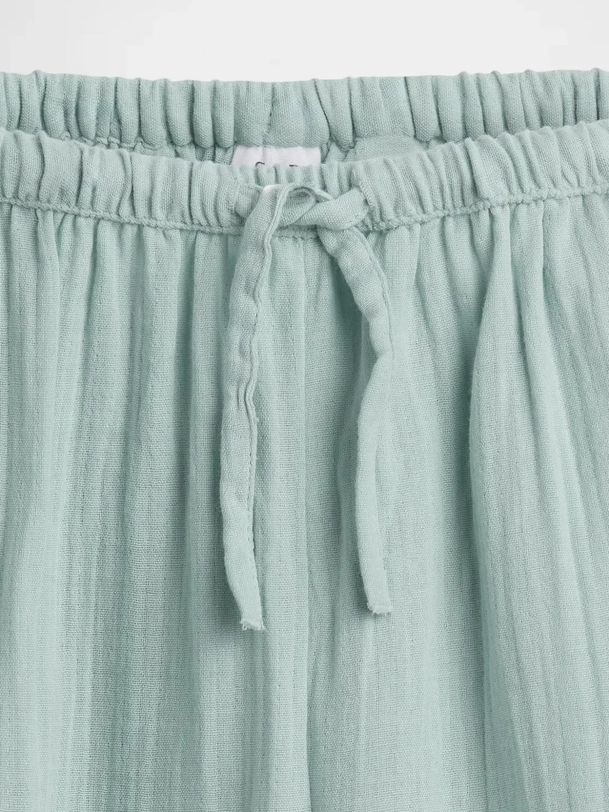 Kids Cotton Gauze Wide-Leg Pants