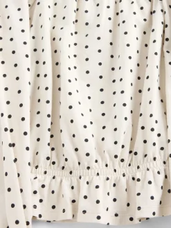 Kids Crinkle Peplum Top