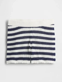 Kids Crochet Stripe Easy Shorts