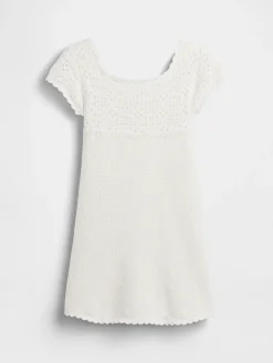 Kids Crochet Sweater Dress