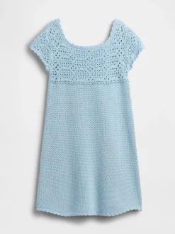 Kids Crochet Sweater Dress