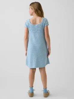 Kids Crochet Sweater Dress