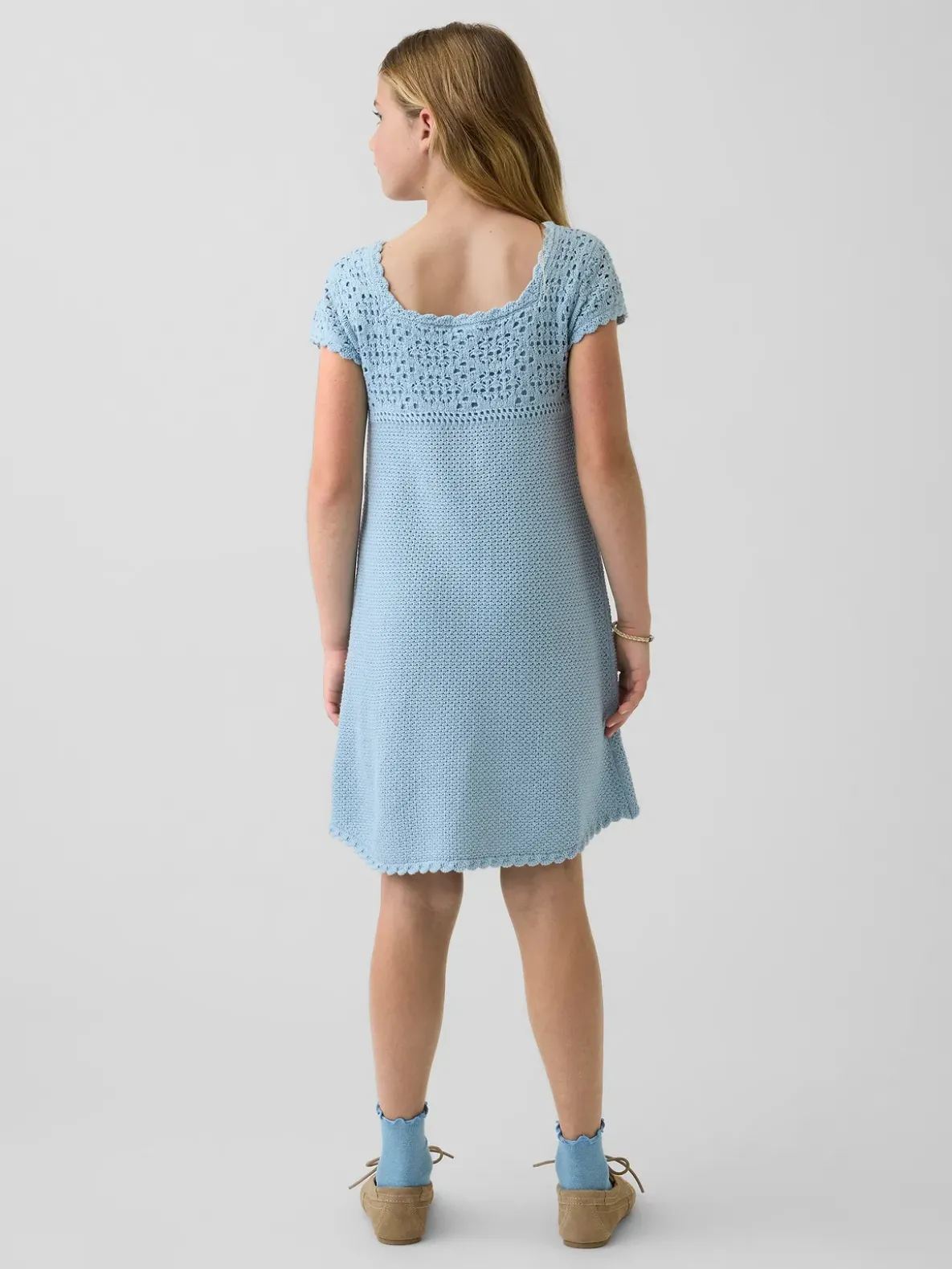 Kids Crochet Sweater Dress