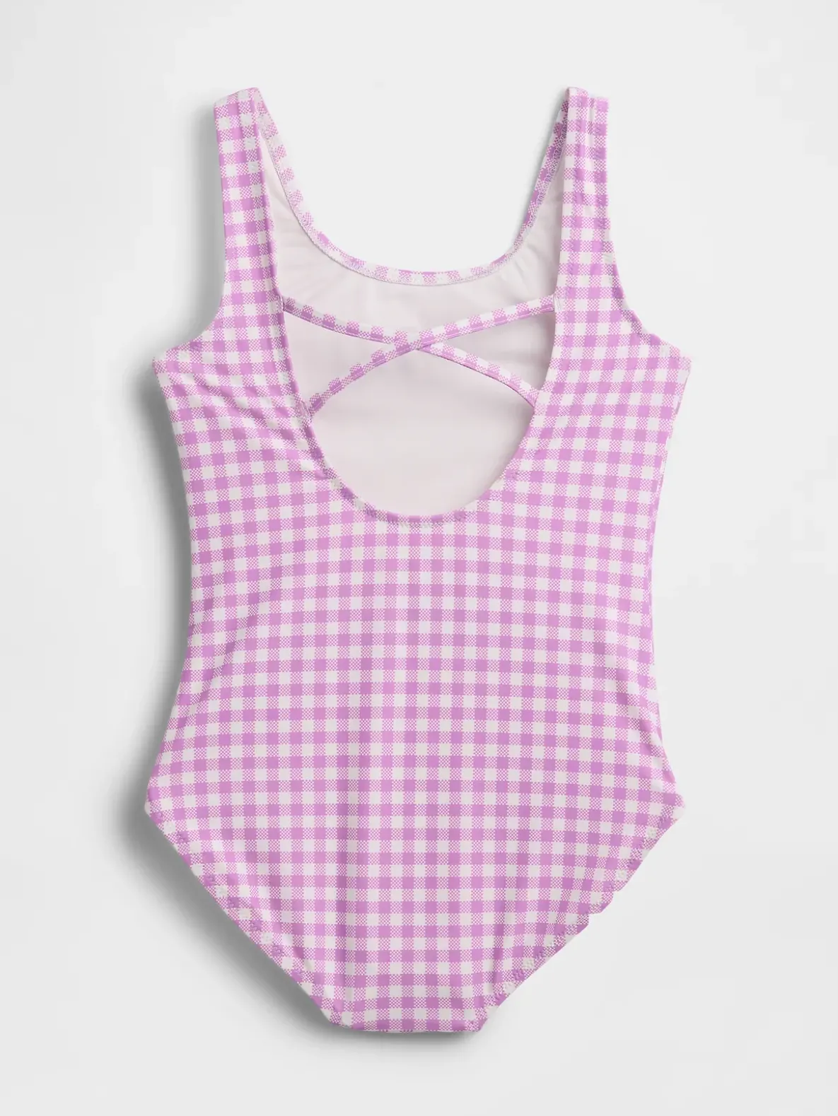 Kids Cross-Back One-Piece Swimsuit