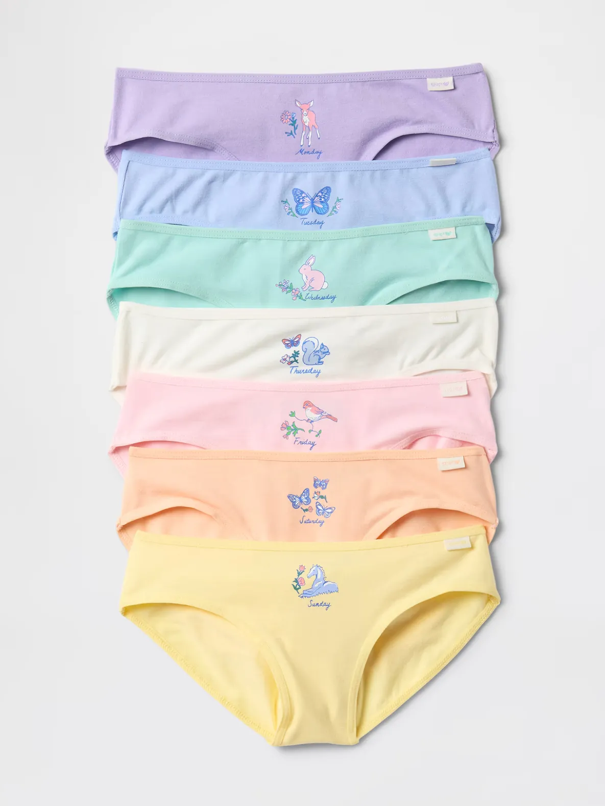 Kids Days-of-the-Week Bikini Briefs (7-Pack)