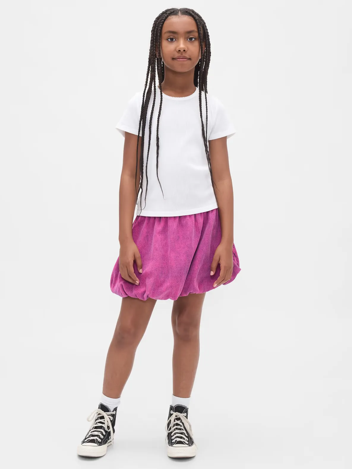 Kids Denim Bubble Skirt