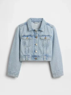 Kids Denim Crop Jacket