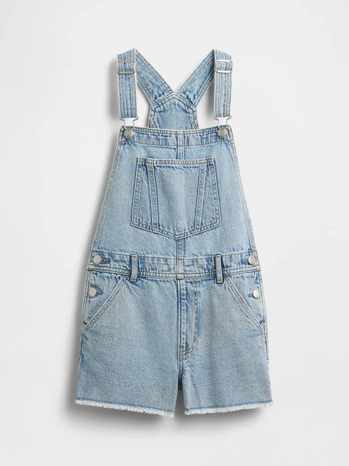 Kids Denim Loose Shortalls