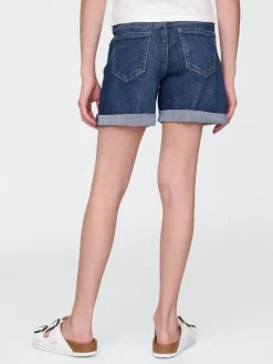 Kids Denim Midi Shorts