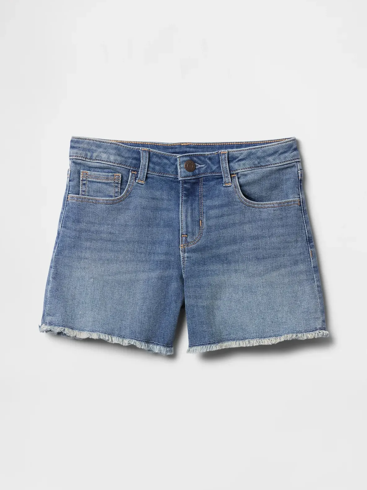 Kids Denim Midi Shorts