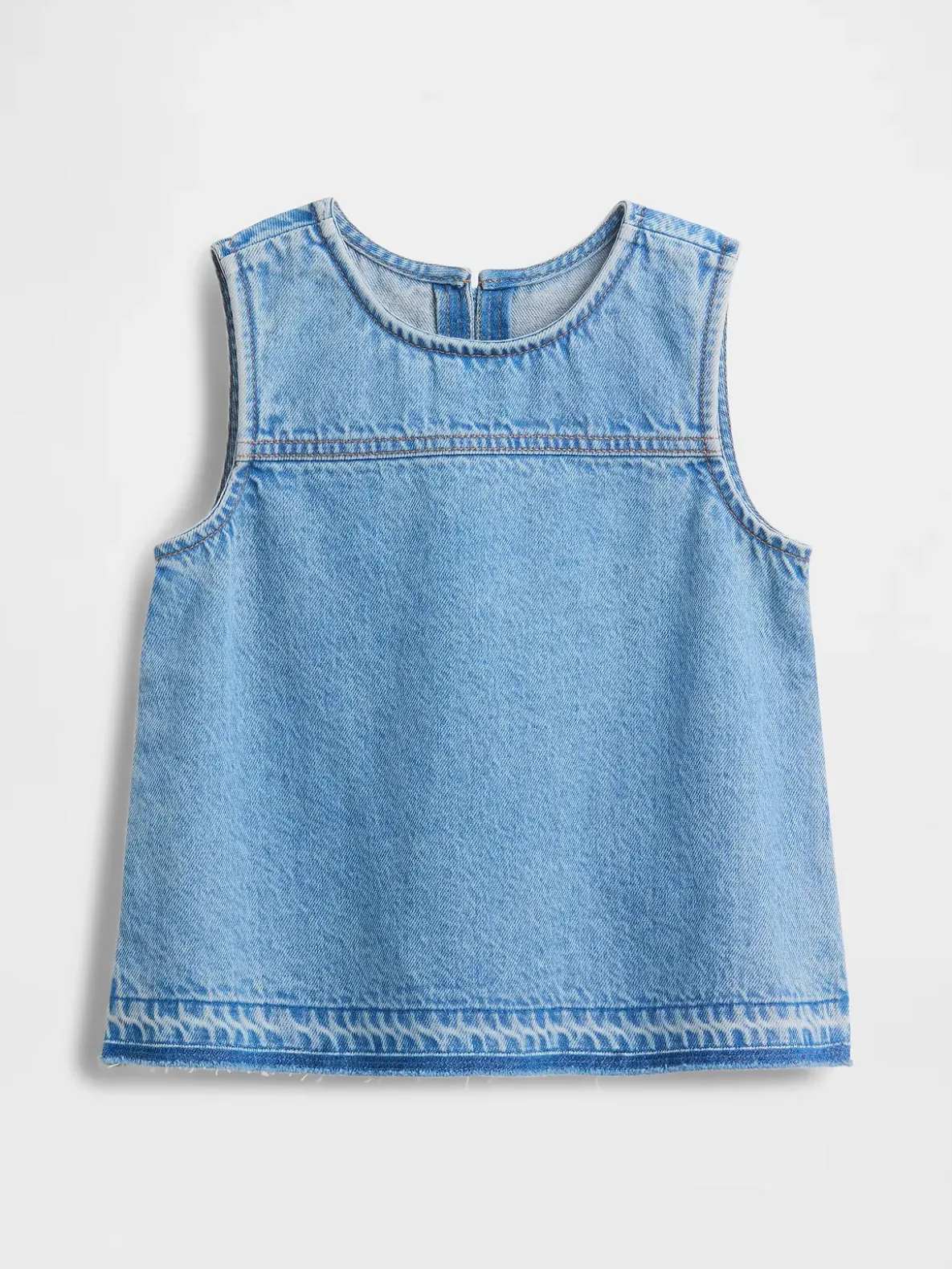 Kids Denim Shell Tank Top
