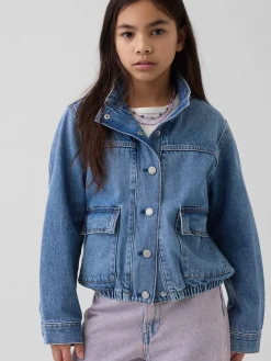 Kids Denim Utility Jacket