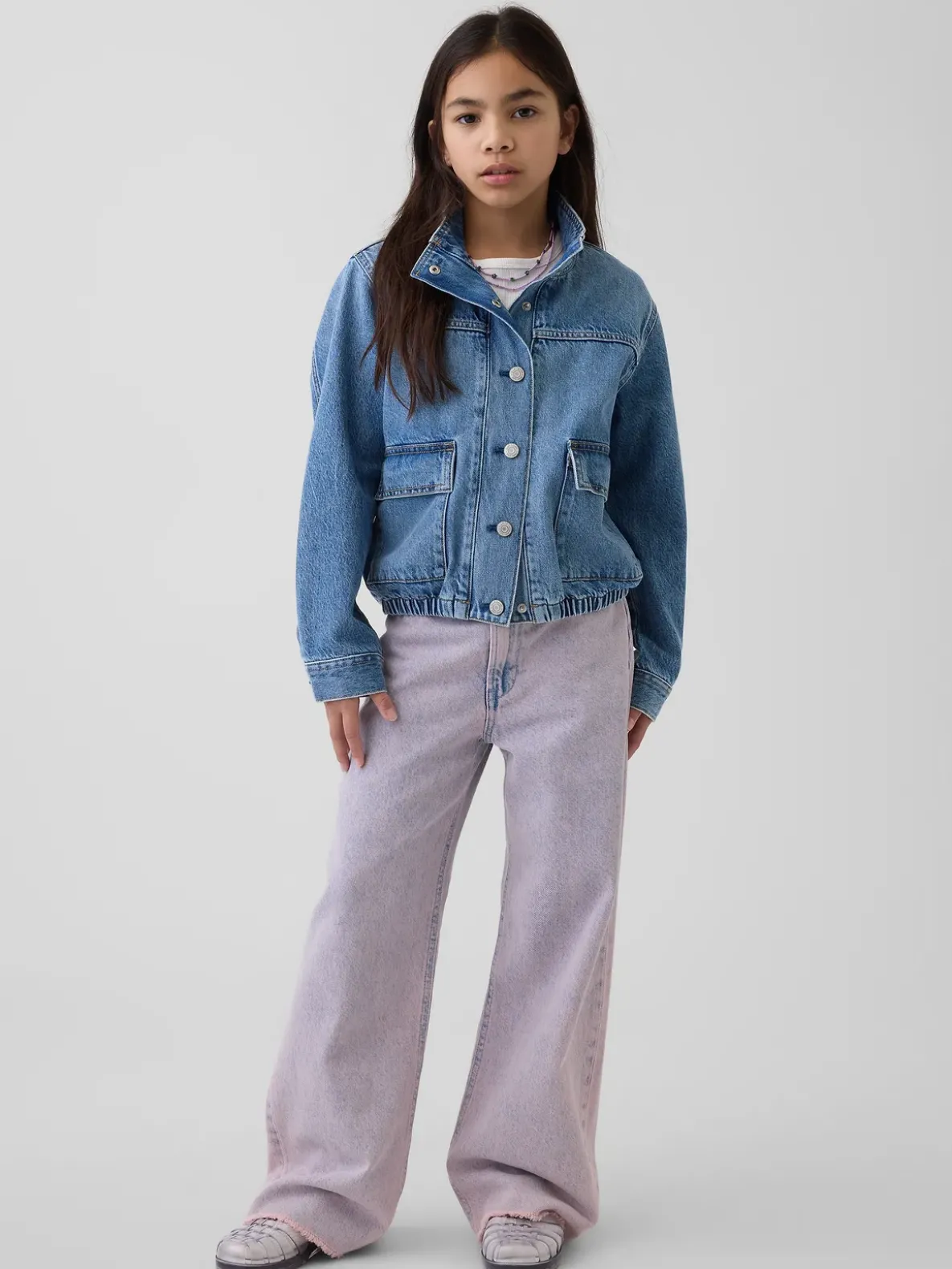 Kids Denim Utility Jacket
