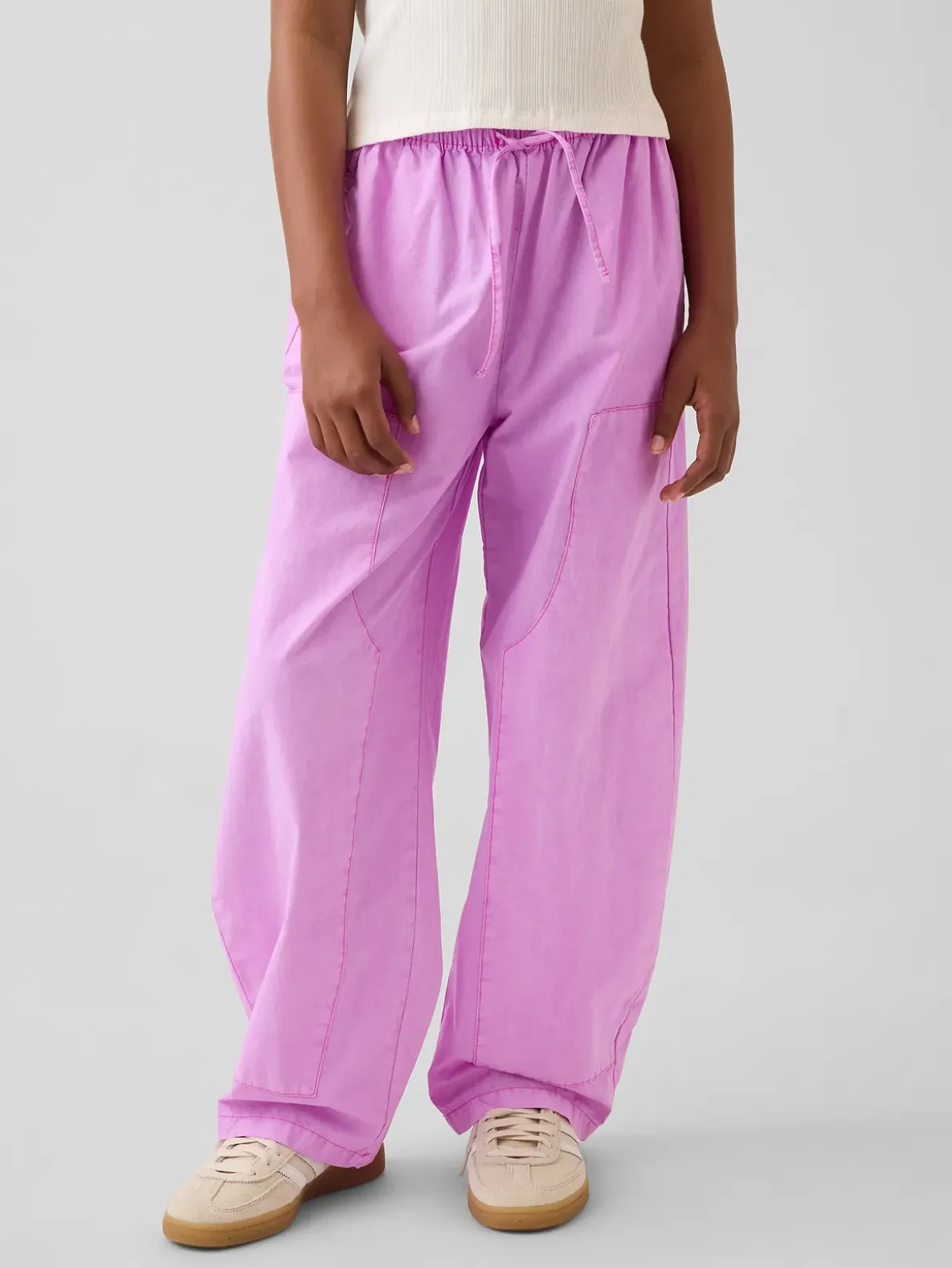 Kids Easy Double-Knee Barrel Pants